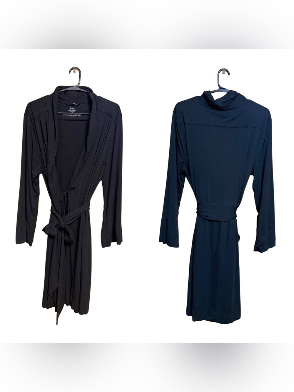 🖤 Soma Luxe Black Lounge Wrap Robe L/XL 🖤